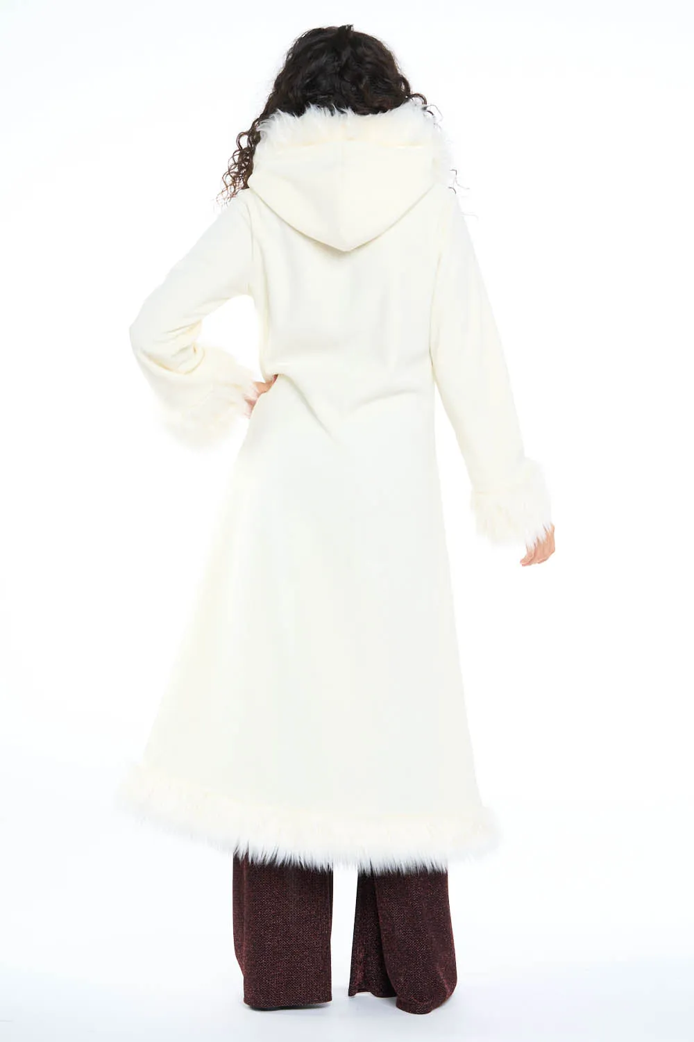 Classic Tamo Coat: Cream Coat   Cream Trim