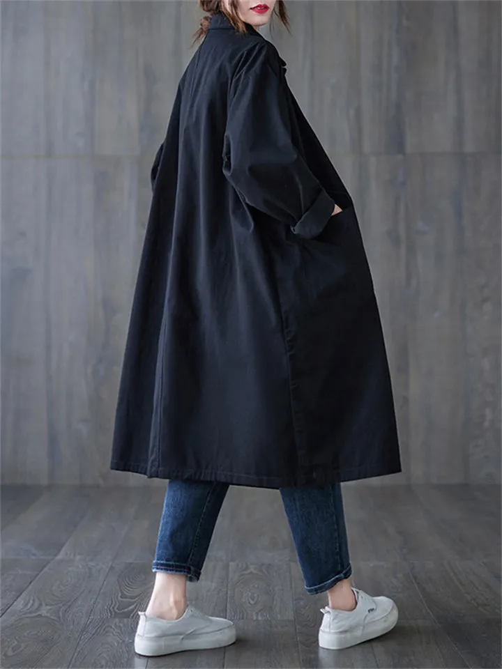 Classical Casual Middle Long Jackets For Women