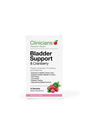 CLINICIANS Bladder Support  Cranberry 14 sachet