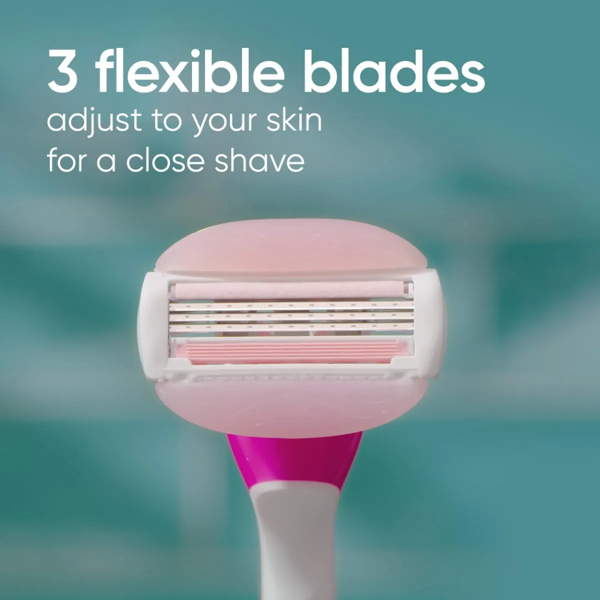 Comfortglide Disposable Razors for Women, 2 Count, White Tea Scented Moisture Bars for a Smooth Shave