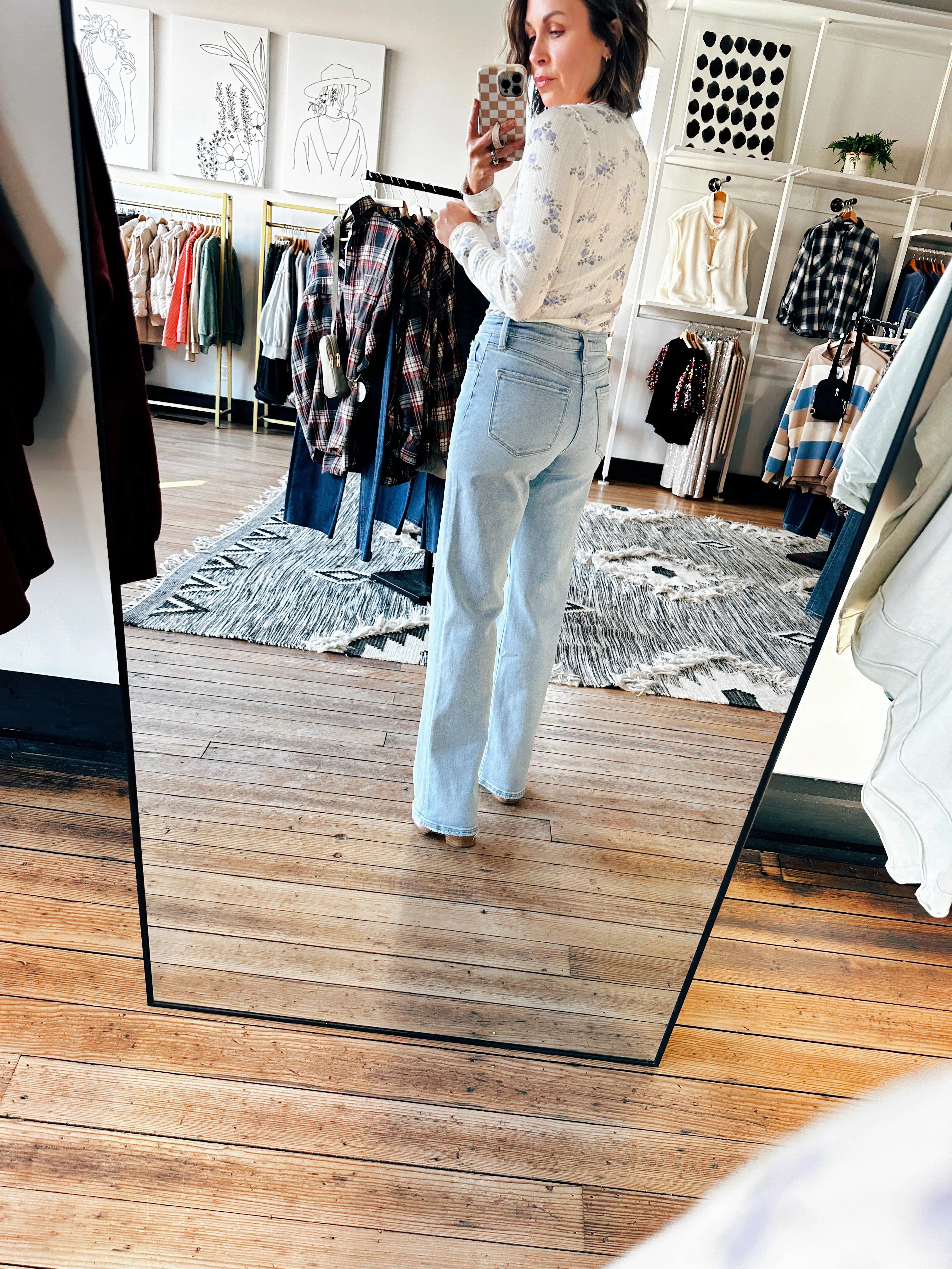 Convenient Light Denim Wide Leg