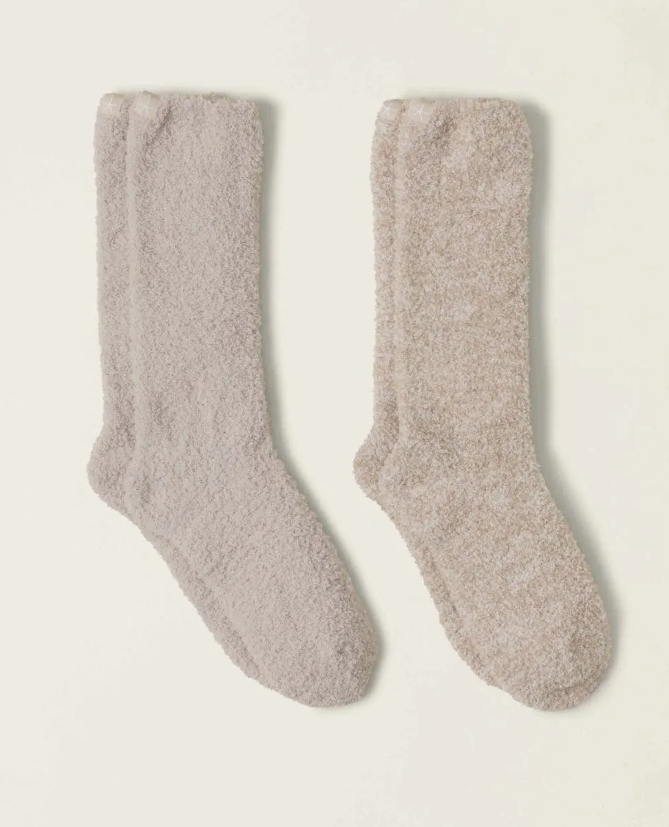 CozyChic® Women's 2 Pair Sock Set Stone Multi