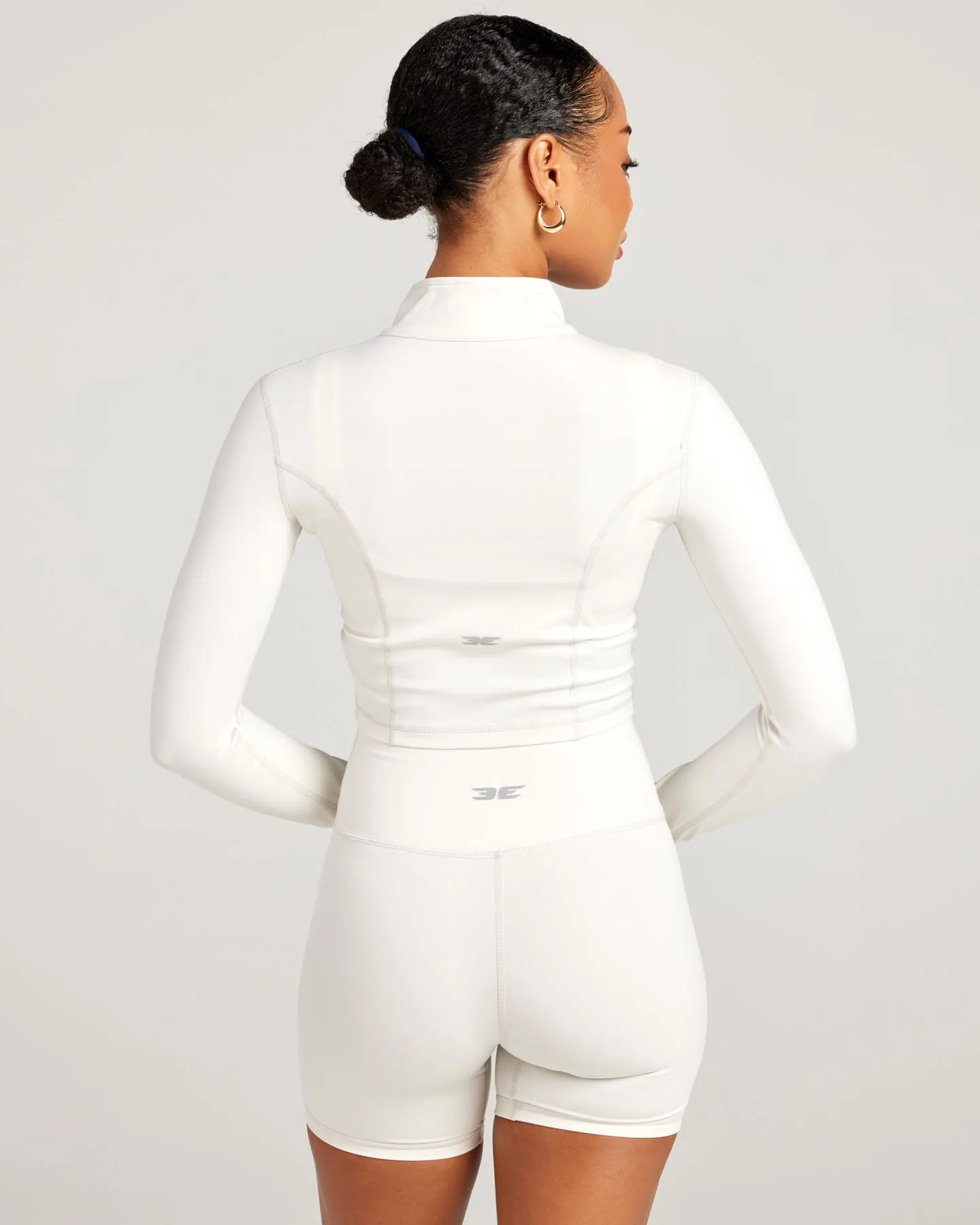 Cropped Aura Jacket - Vanilla Latte