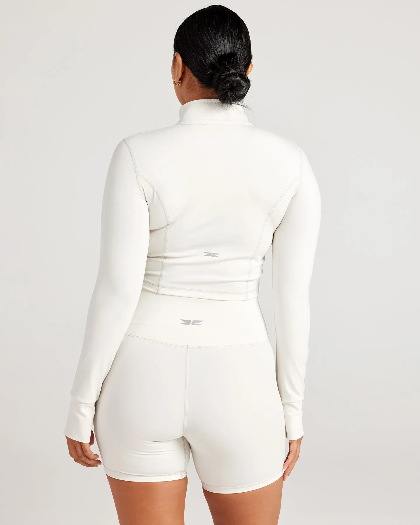 Cropped Aura Jacket - Vanilla Latte