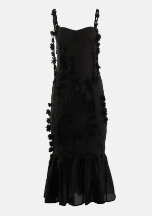 Curve Enhancing Bustier Midi Dress