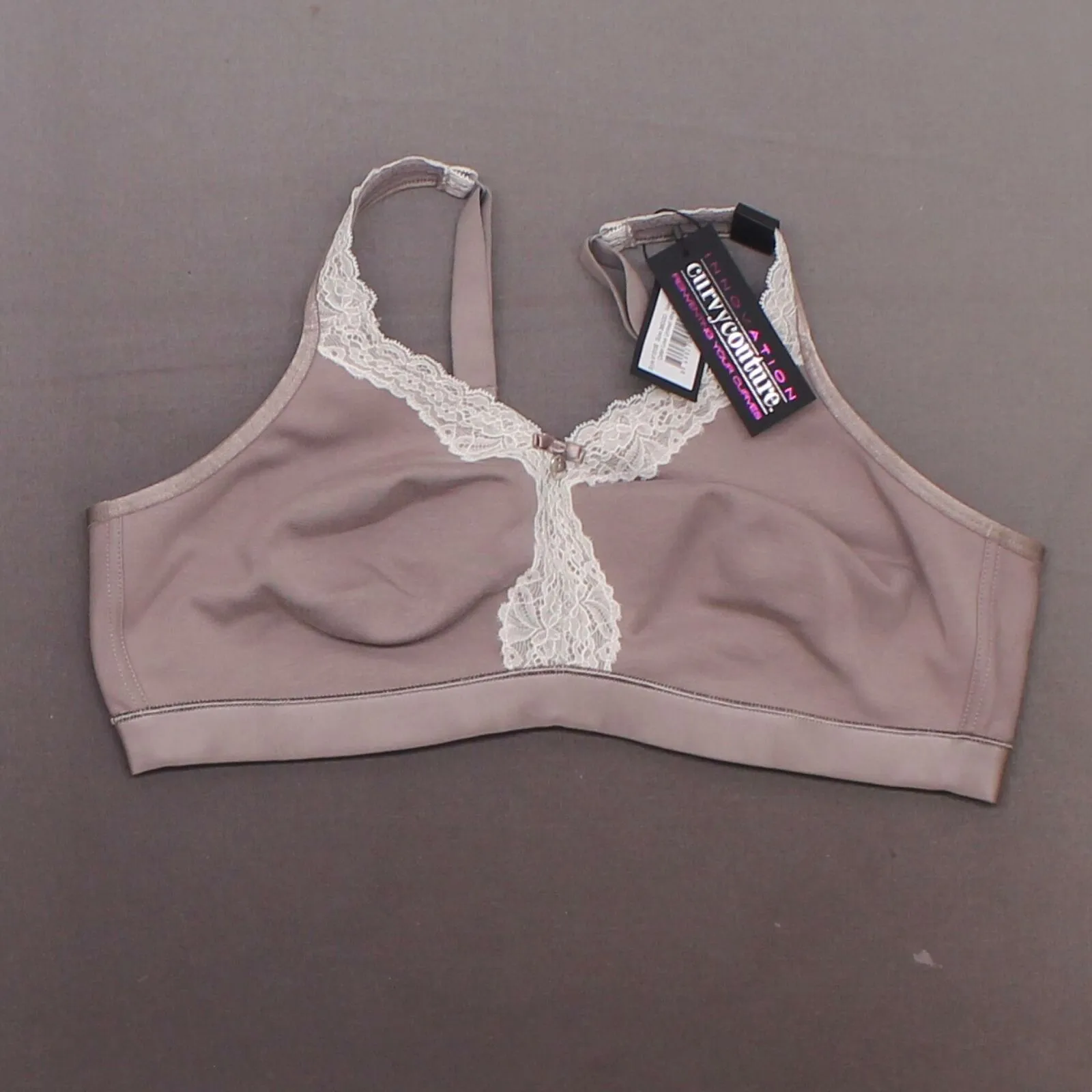 Curvy Couture Women's Cotton Luxe Wire Free Bra