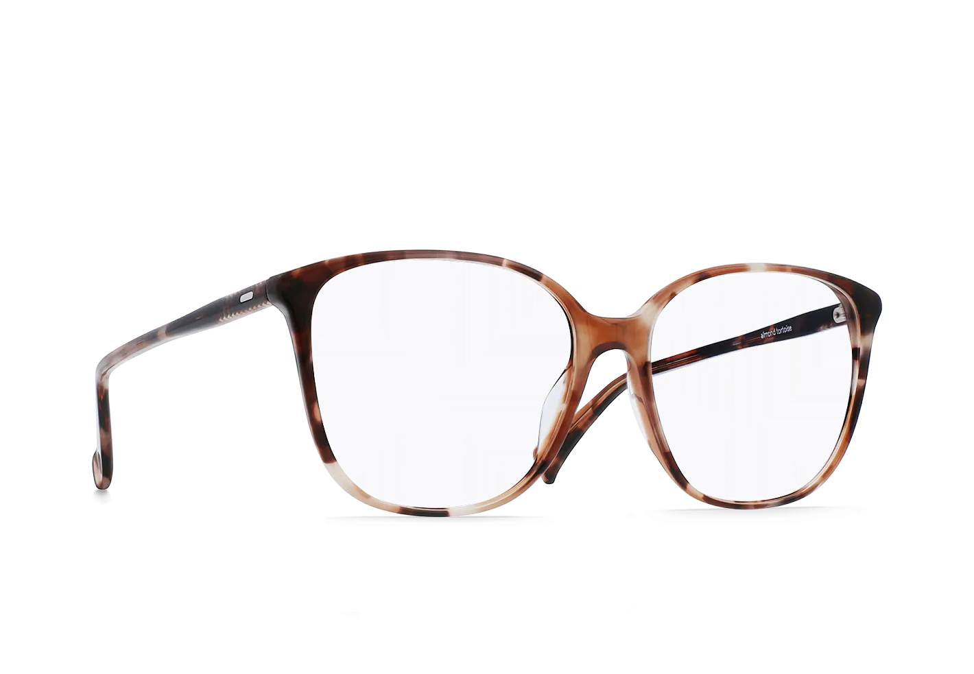 DAISEY-Almond Tortoise / Clear