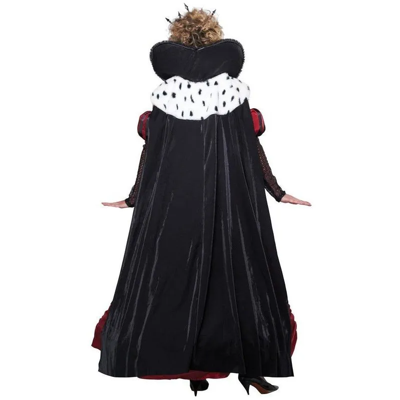 Dark Queen Of Hearts Deluxe Women's Storybook Costume