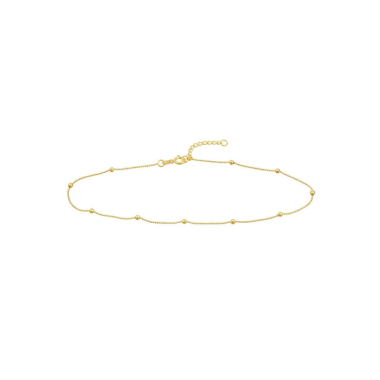 D/C Bead Stations Adjustable Anklet