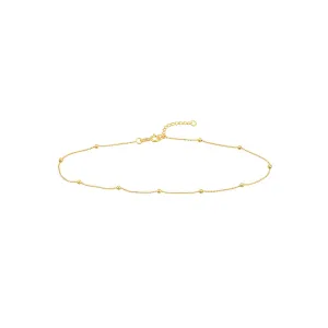 D/C Bead Stations Adjustable Anklet