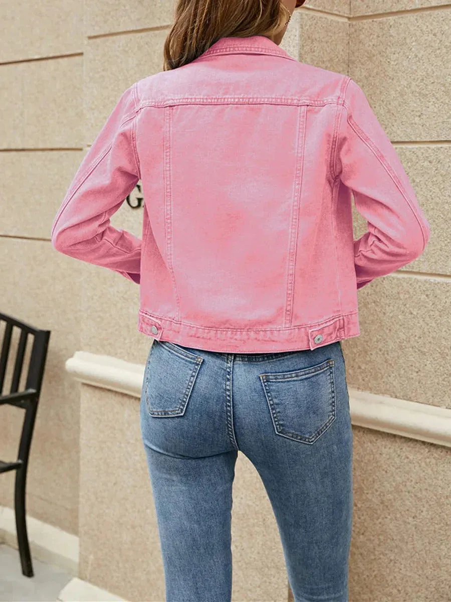 Denim Aura™ | Women's Casual Denim Jacket | Lightweight, Stylish Design, Perfect for Layering