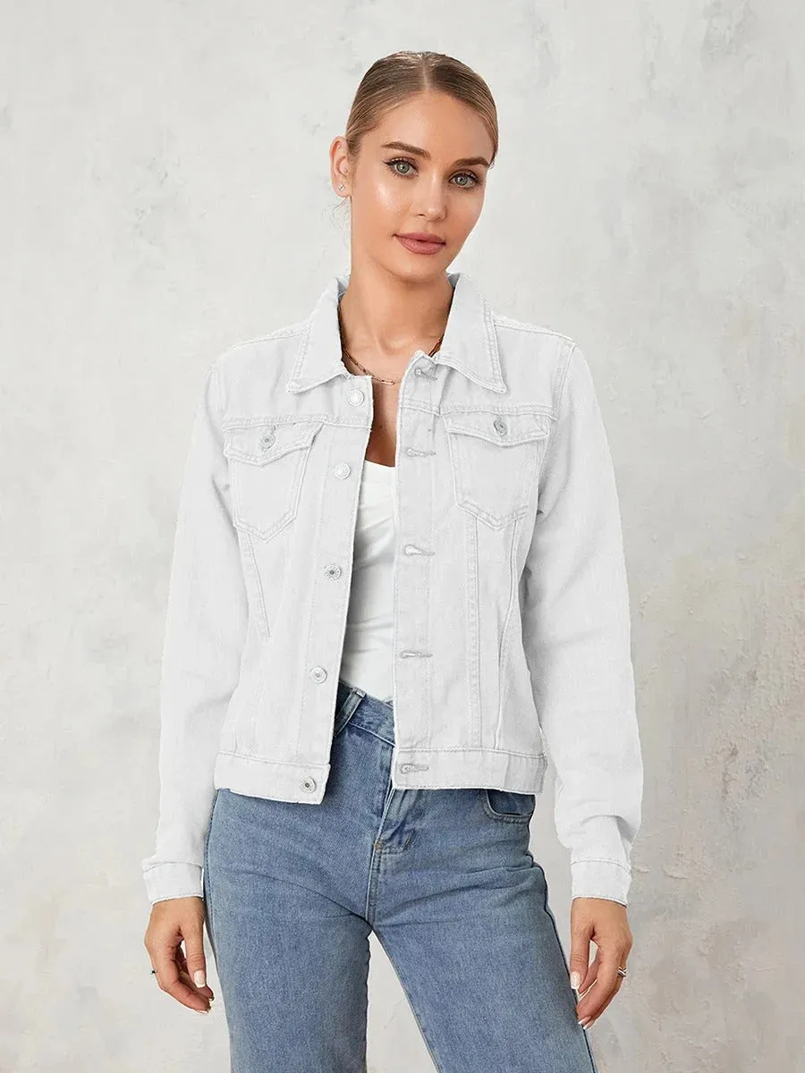 Denim Aura™ | Women's Casual Denim Jacket | Lightweight, Stylish Design, Perfect for Layering