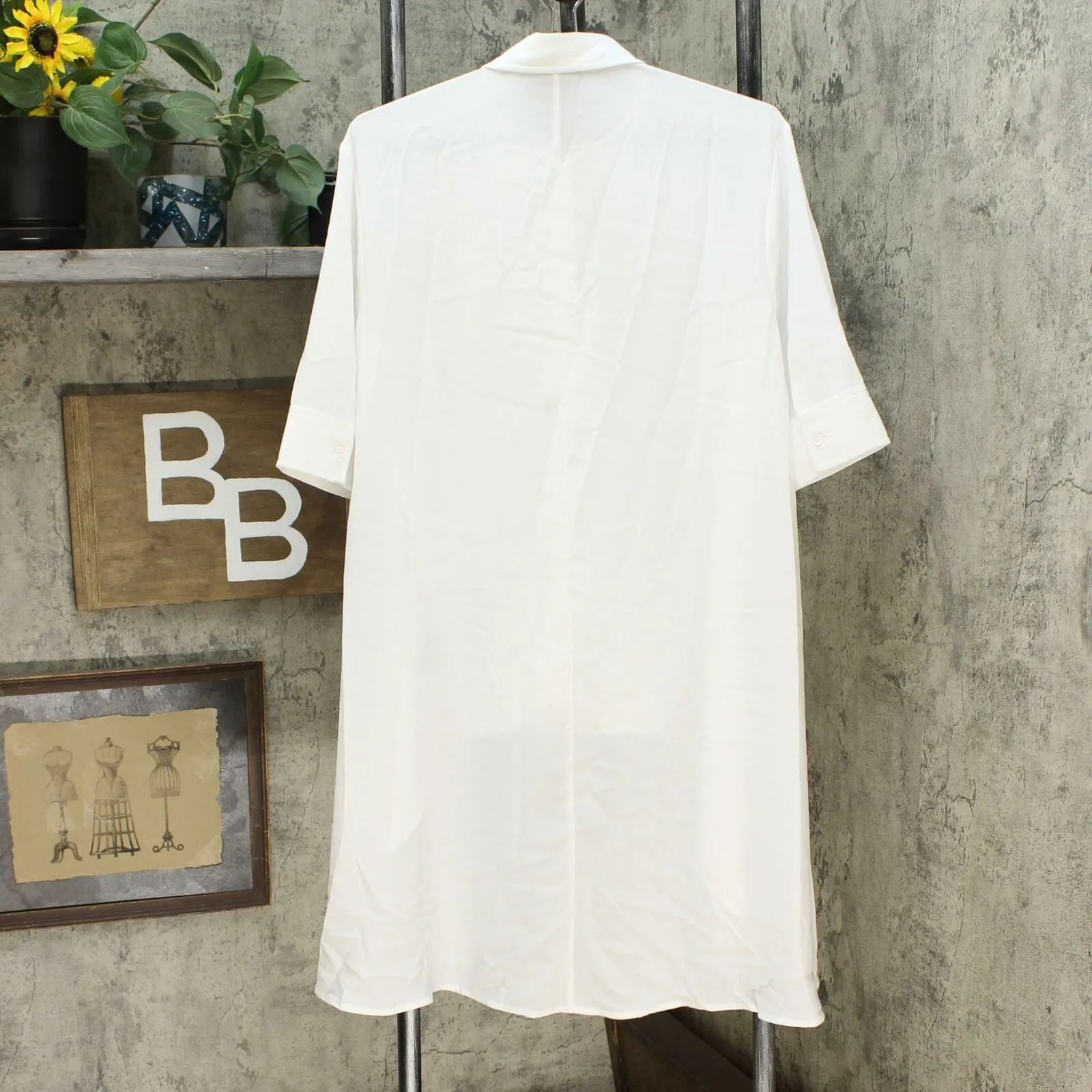 DG2 by Diane Gilman Women's Drama Button Front Hi Low Blouse