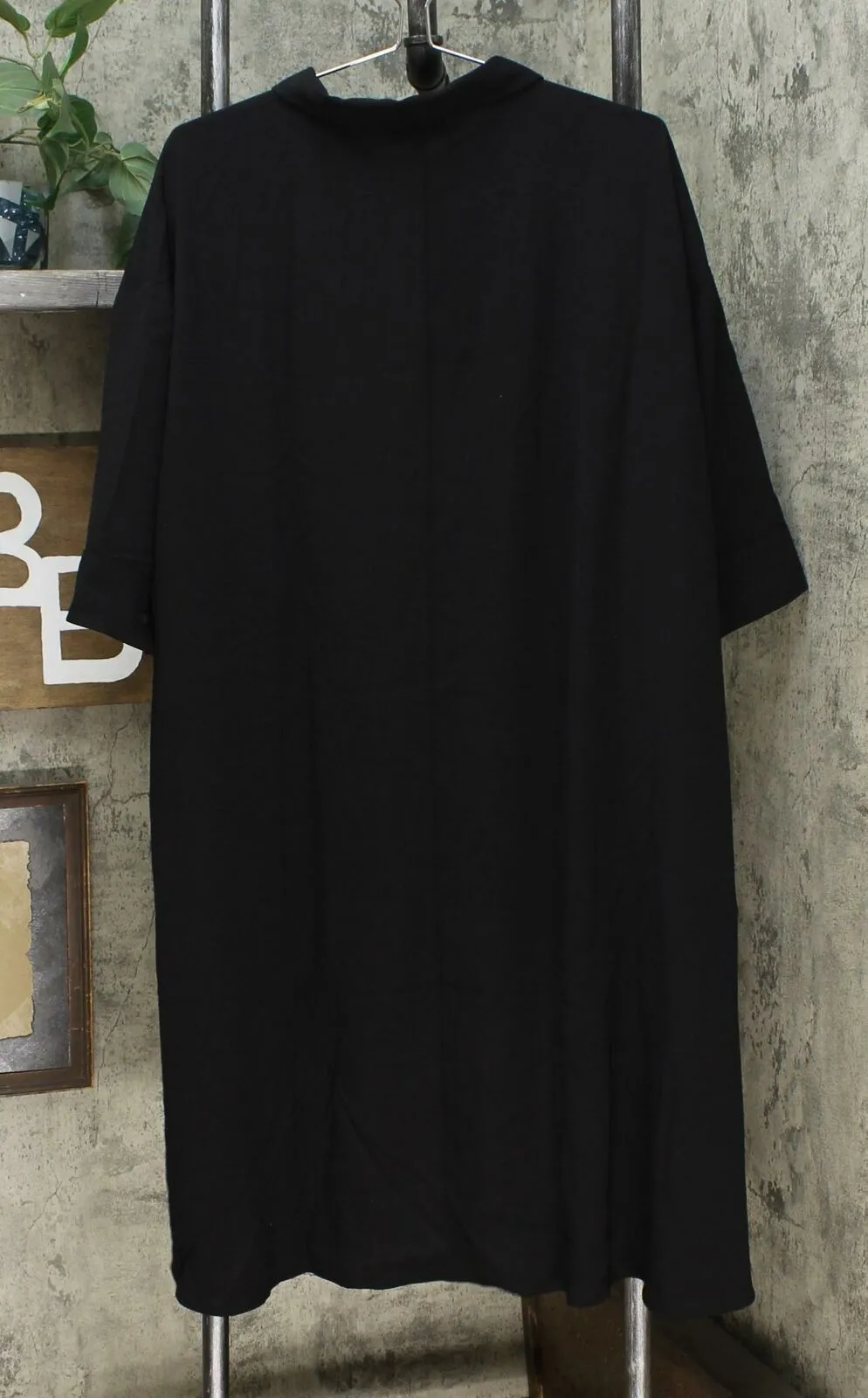 DG2 by Diane Gilman Women's Plus Size Drama Button Front Hi Low Up Blouse