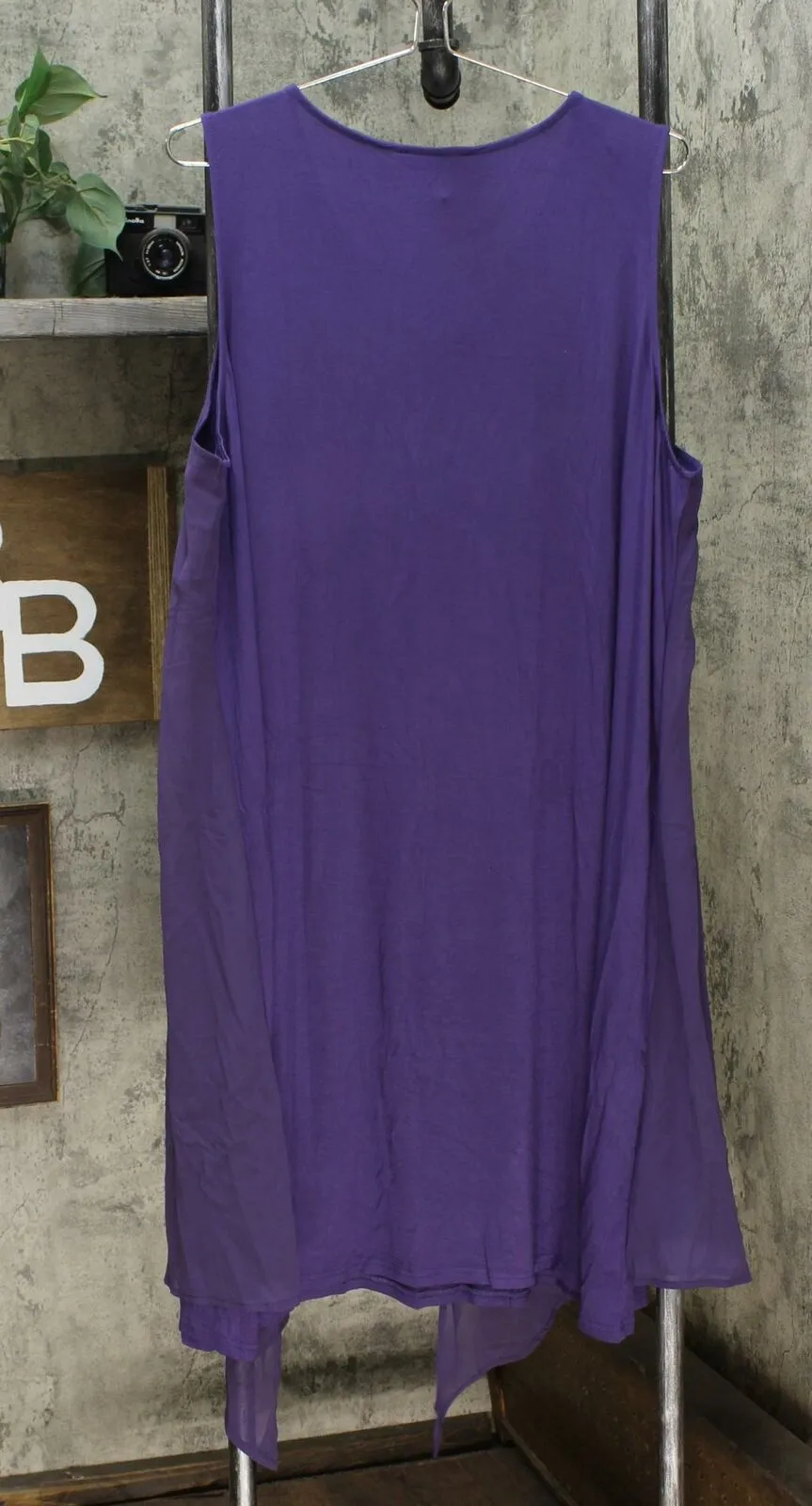 DG2 by Diane Gilman Women's Plus Size Layered Drama Dress