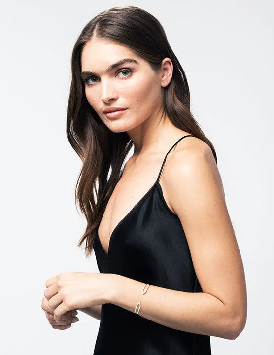 Diamond Hinge Dagger Cuff | Rose Gold