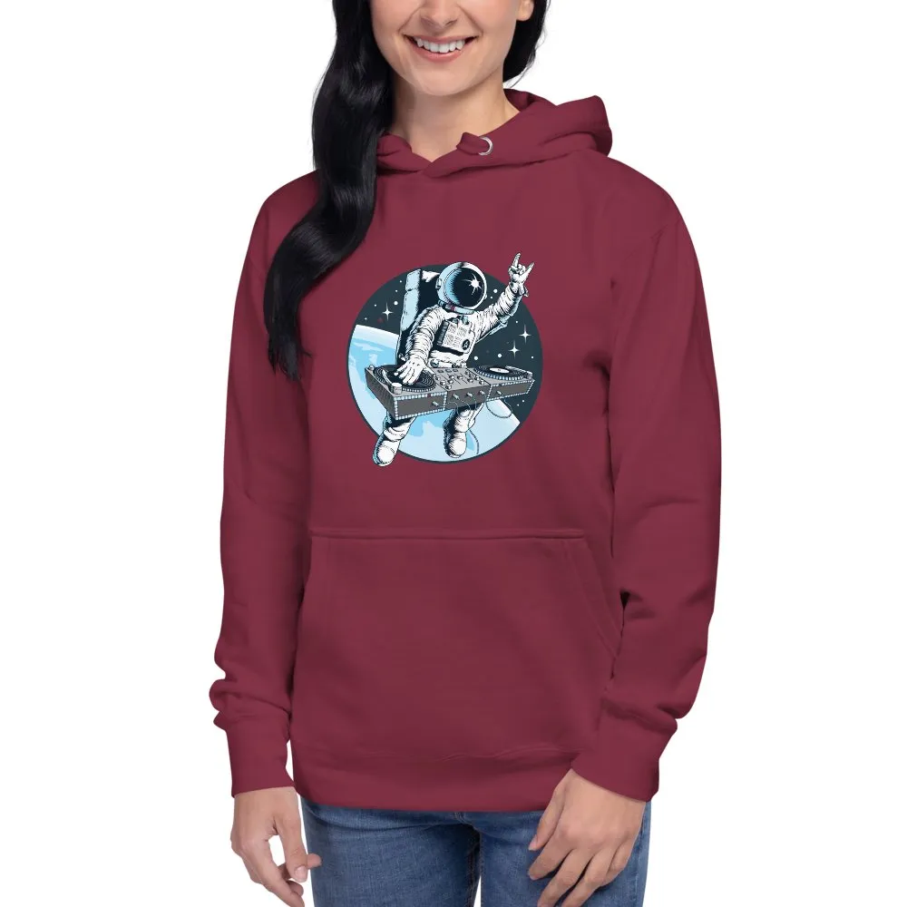 Disco Astronaut Unisex Hoodie