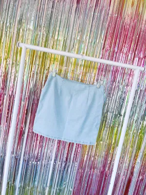 Dixie Denim Mini Skirt - Light Blue