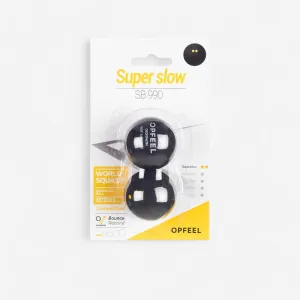 Double Yellow Dot Squash Balls SB 990 Twin-Pack