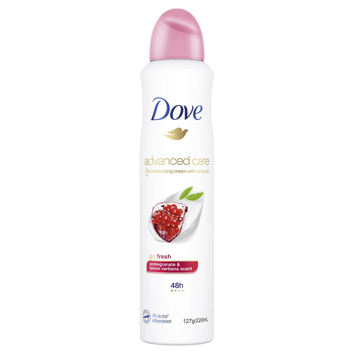 Dove Advanced Care Go Fresh Pomegranate & Lemon Verbena Aerosol Deodorant 220mL