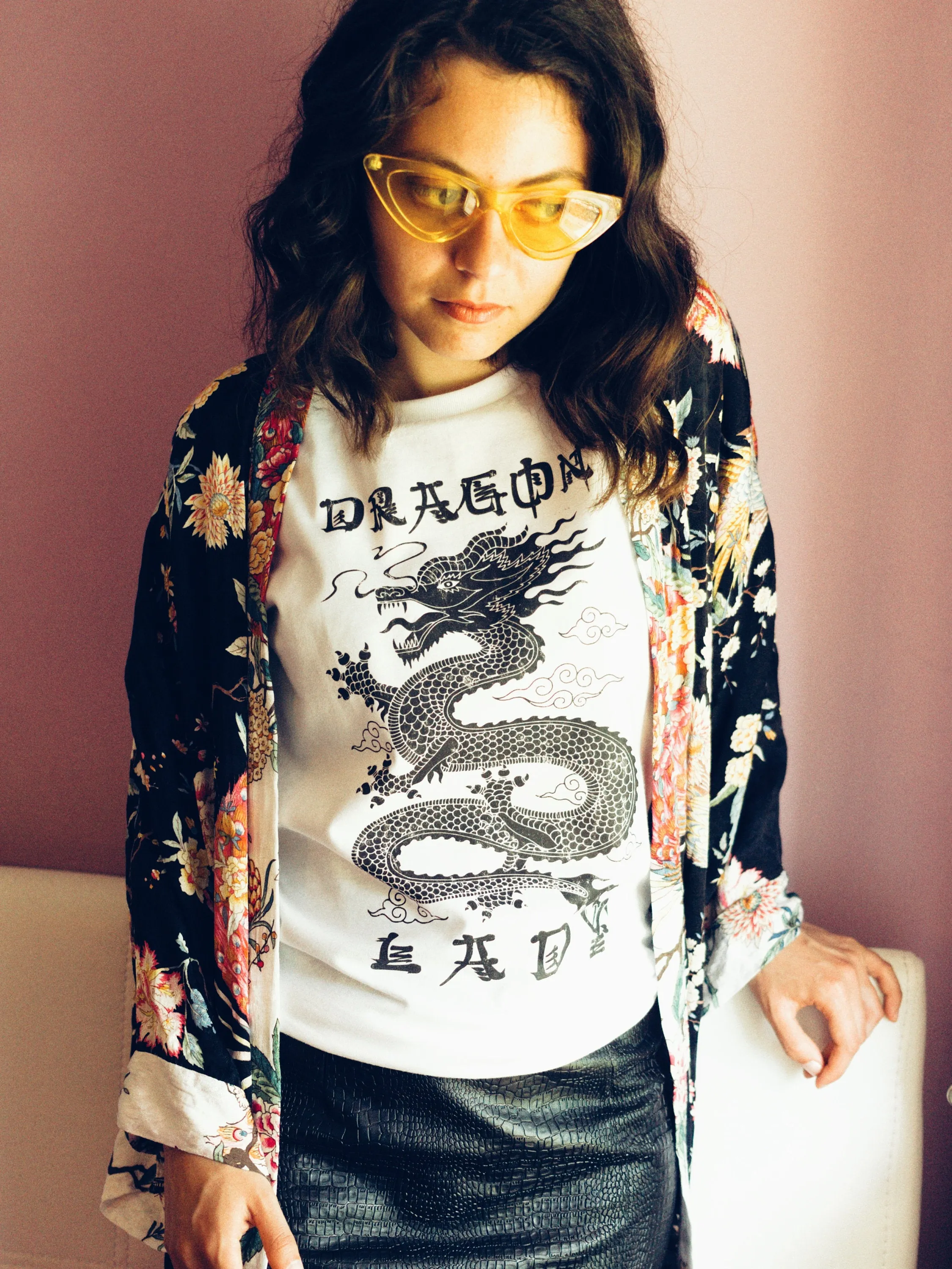 Dragon Lady Tee - White