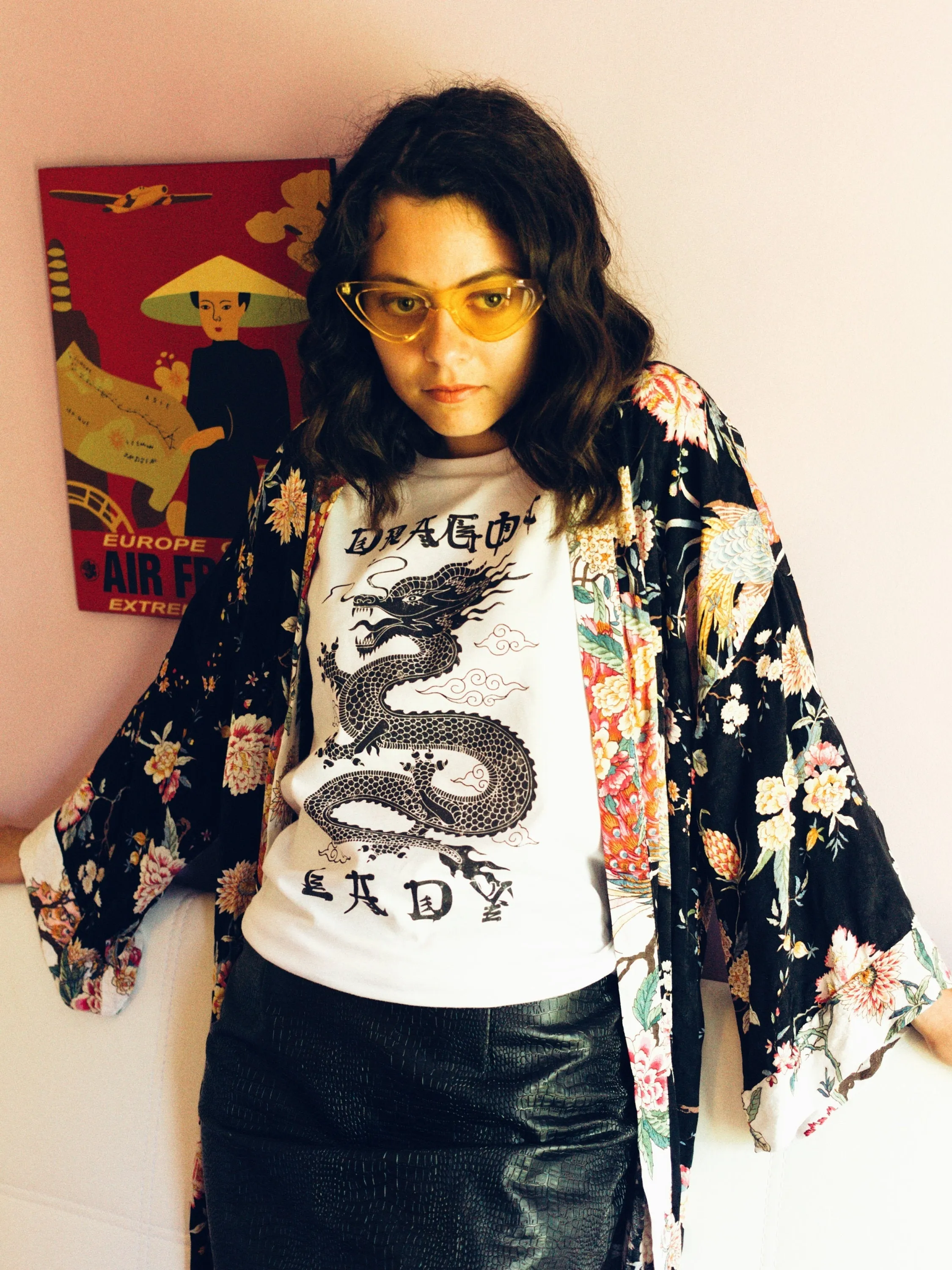 Dragon Lady Tee - White