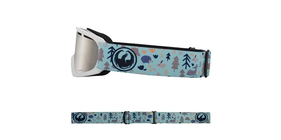 Dragon Lil D Snow Goggles Forest Friends / Lumalens Silver Ion