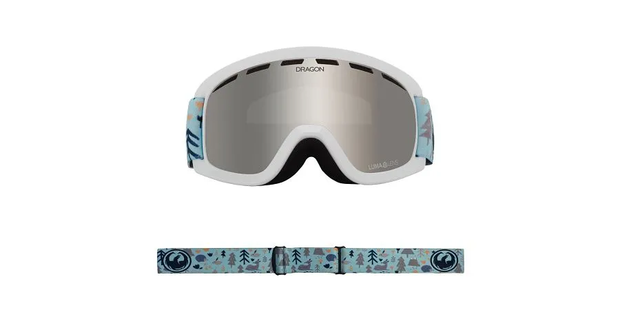 Dragon Lil D Snow Goggles Forest Friends / Lumalens Silver Ion