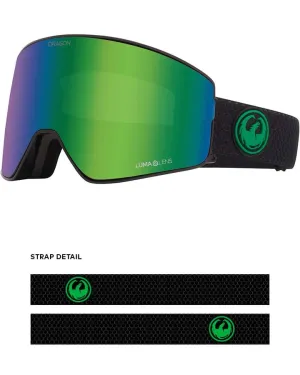 Dragon PXV2 Snow Goggles Split / Lulmalens Green Ion   Spare Lens