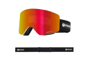 Dragon R1 OTG Snow Goggles Low Bridge Icon Red/ Lumalens Red Ion   Lumalens Light Rose