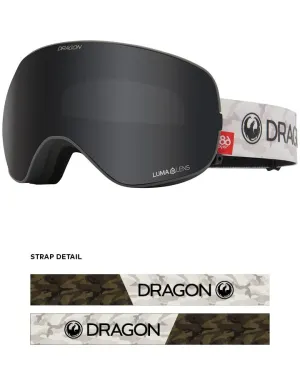 Dragon X2S Snow Goggles 686 Camo / Lumalens Dark Smoke   Spare Lens