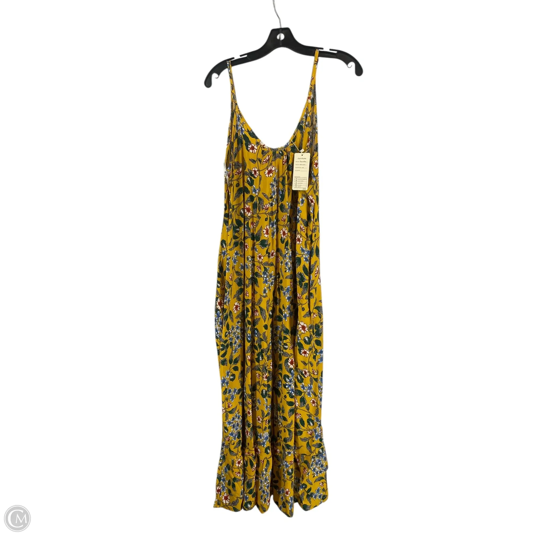 Dress Casual Maxi By Clothes Mentor In Yellow, Size: Xl