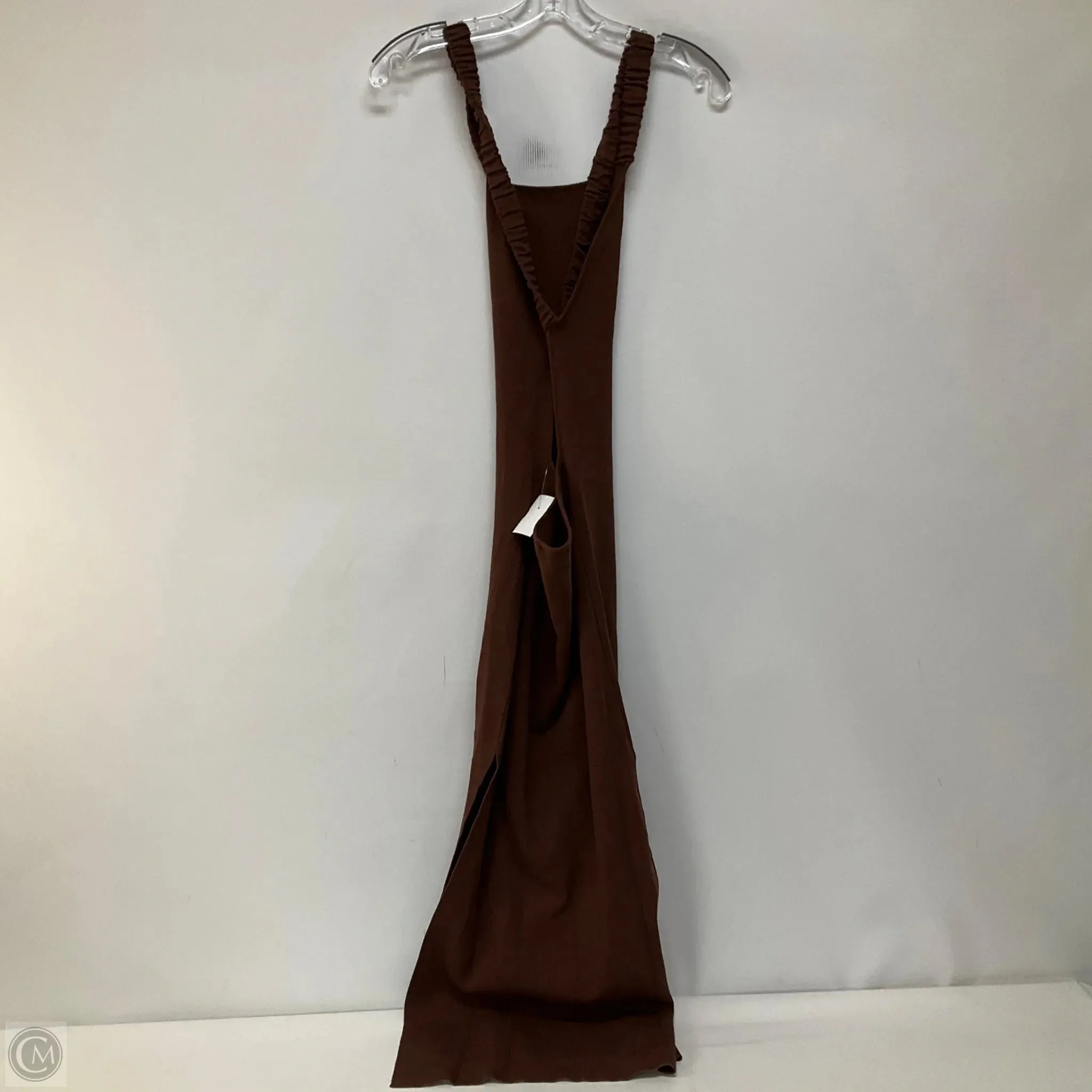 Dress Casual Maxi By Cmc In Brown, Size: M