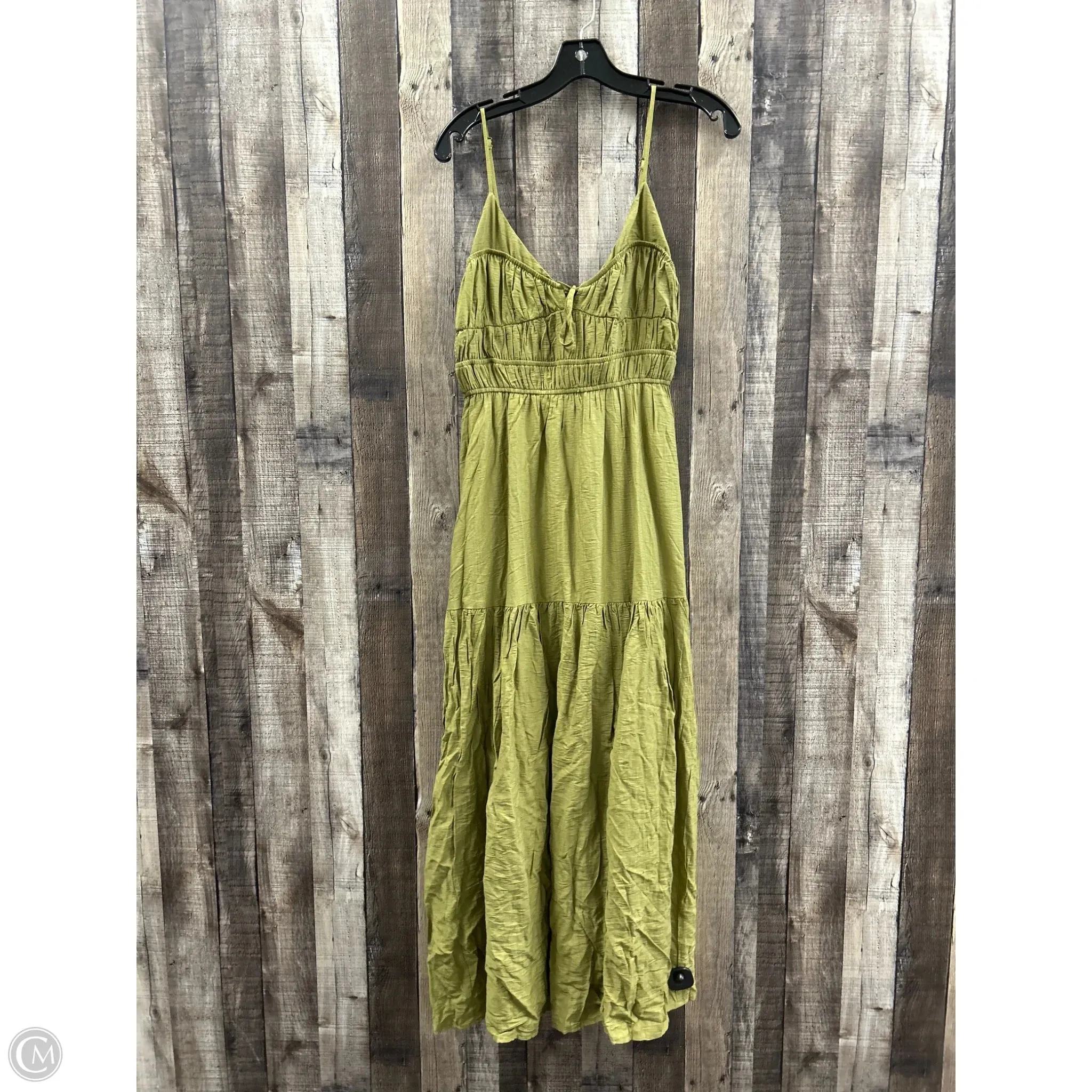 Dress Casual Maxi By Cme In Green, Size: M