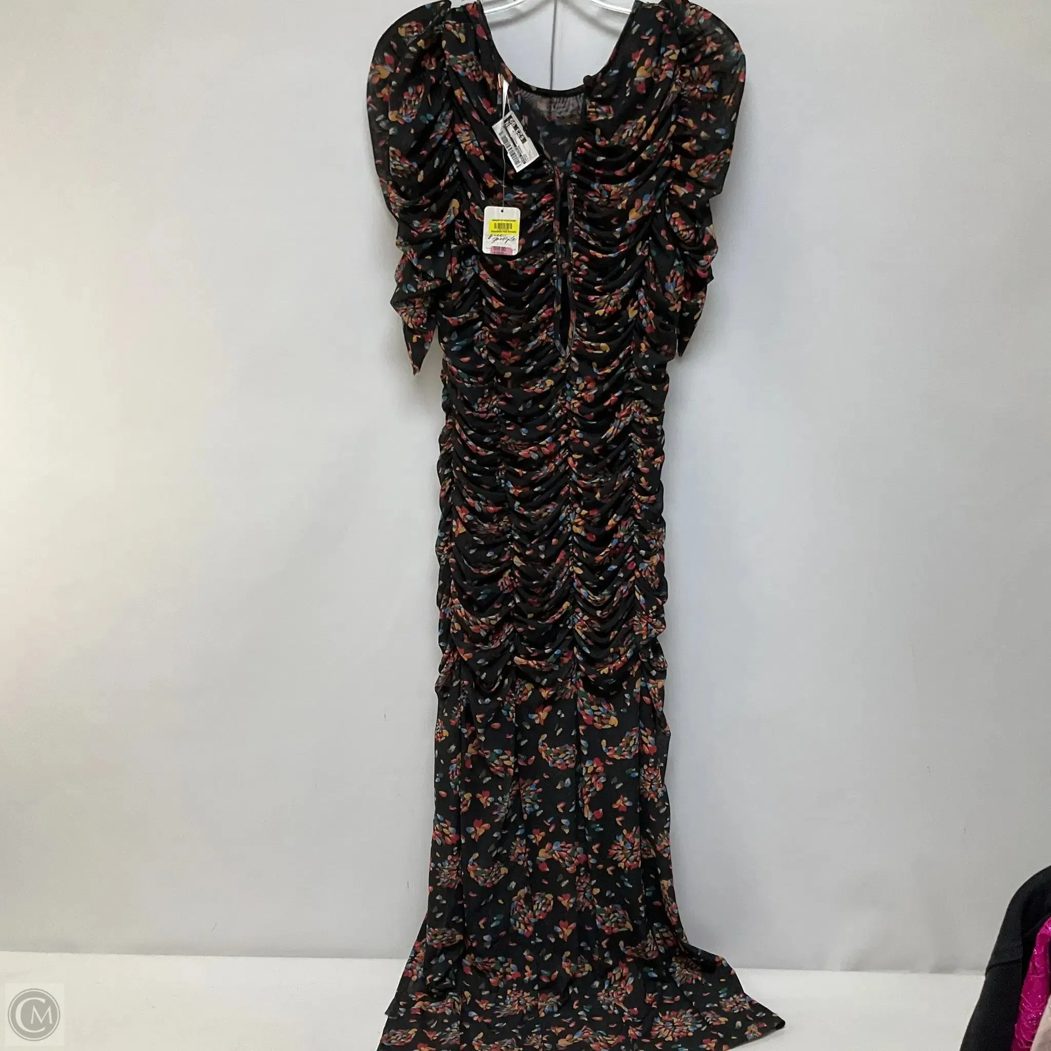 Dress Casual Maxi By Free People In Black, Size: L