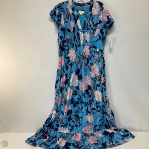 Dress Casual Maxi By Maeve In Blue, Size: L