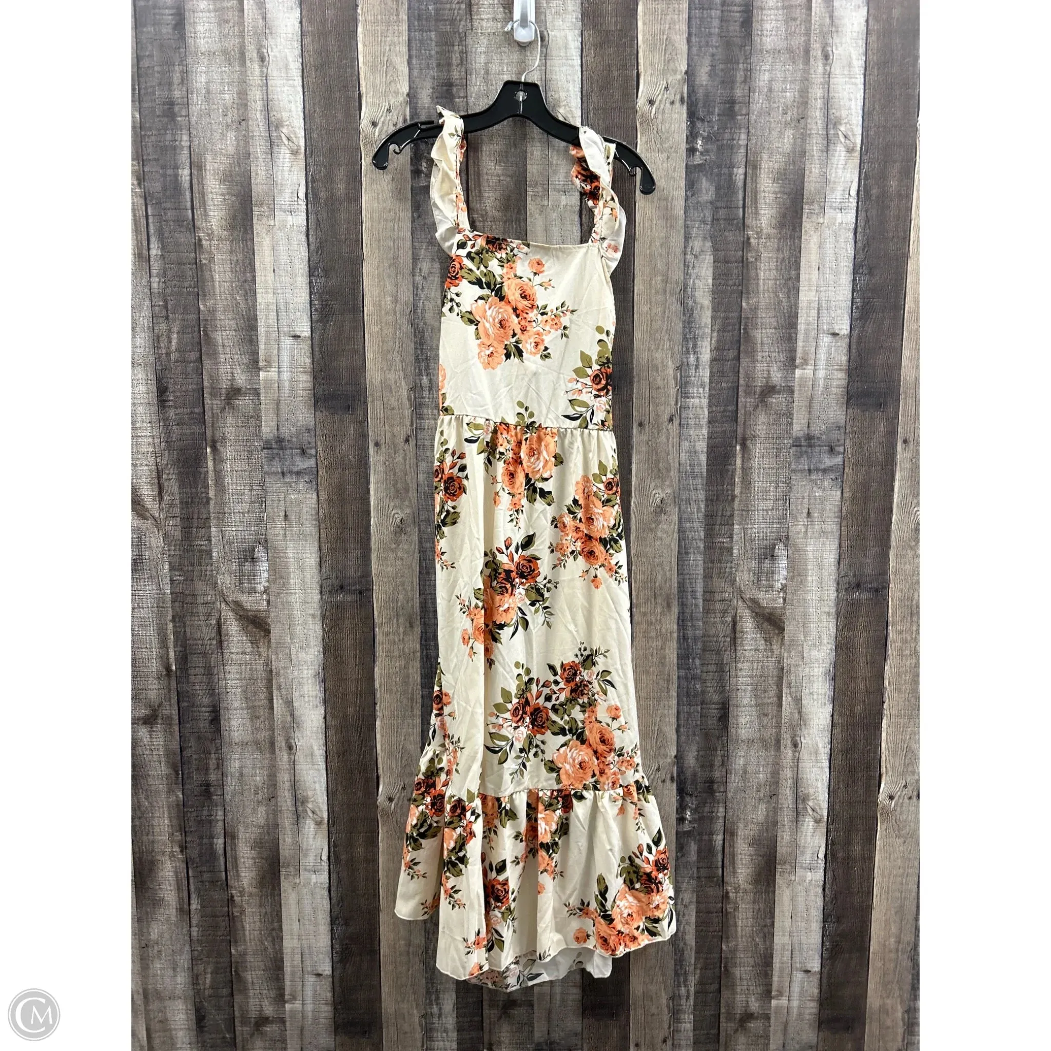 Dress Casual Maxi By Shein In Floral Print, Size: L