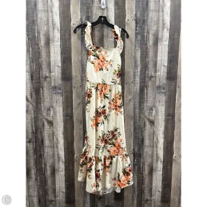 Dress Casual Maxi By Shein In Floral Print, Size: L