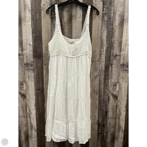 Dress Casual Midi By Charlie Paige In White, Size: Xl