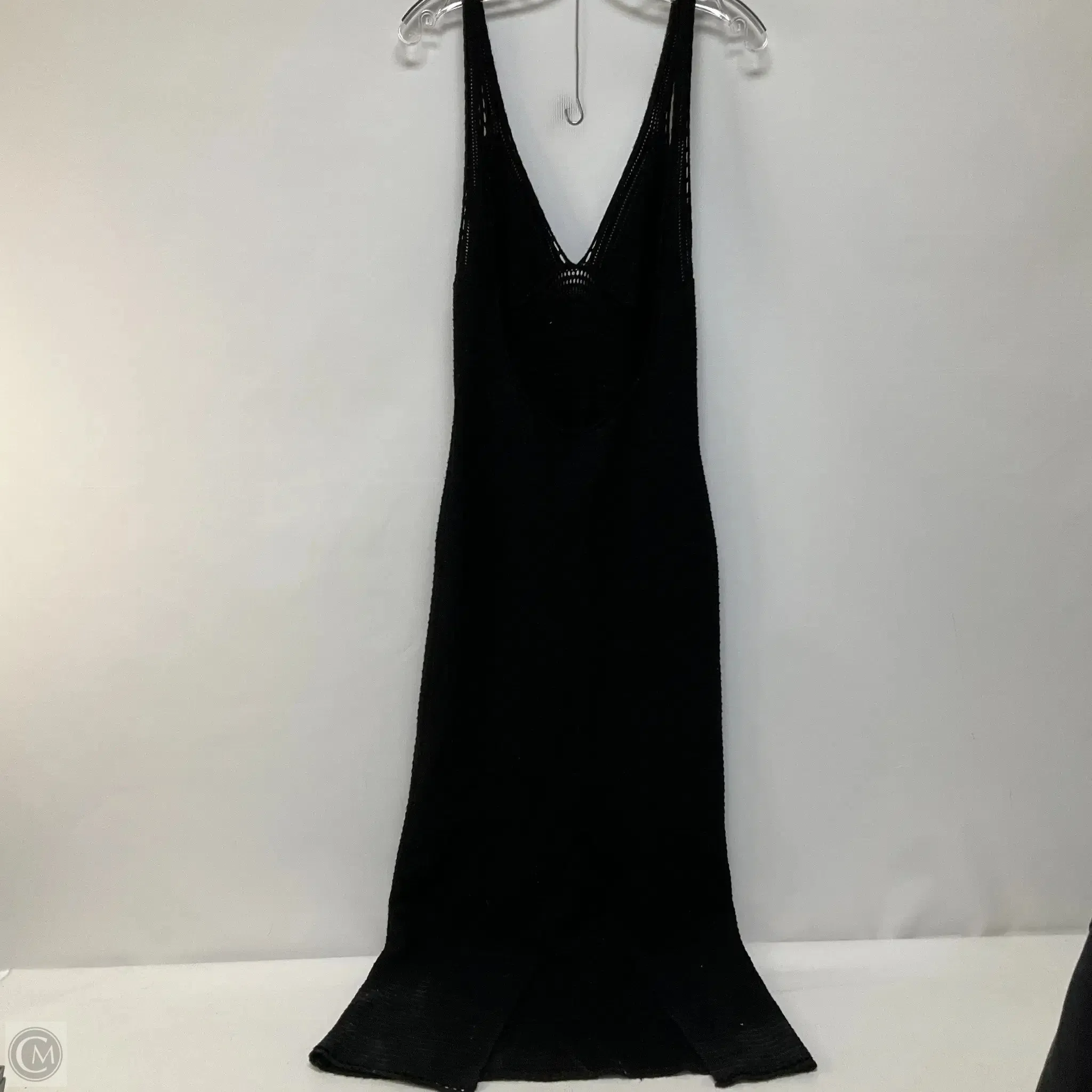 Dress Casual Midi By Cmb In Black, Size: L