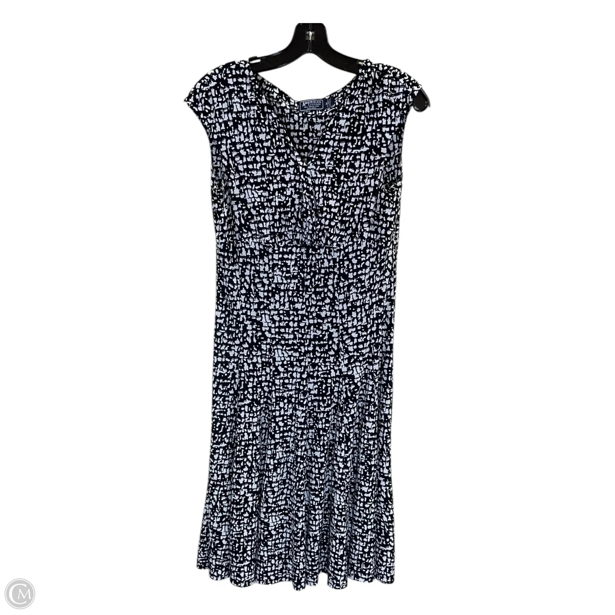 Dress Casual Short By American Living In Black & White, Size: M