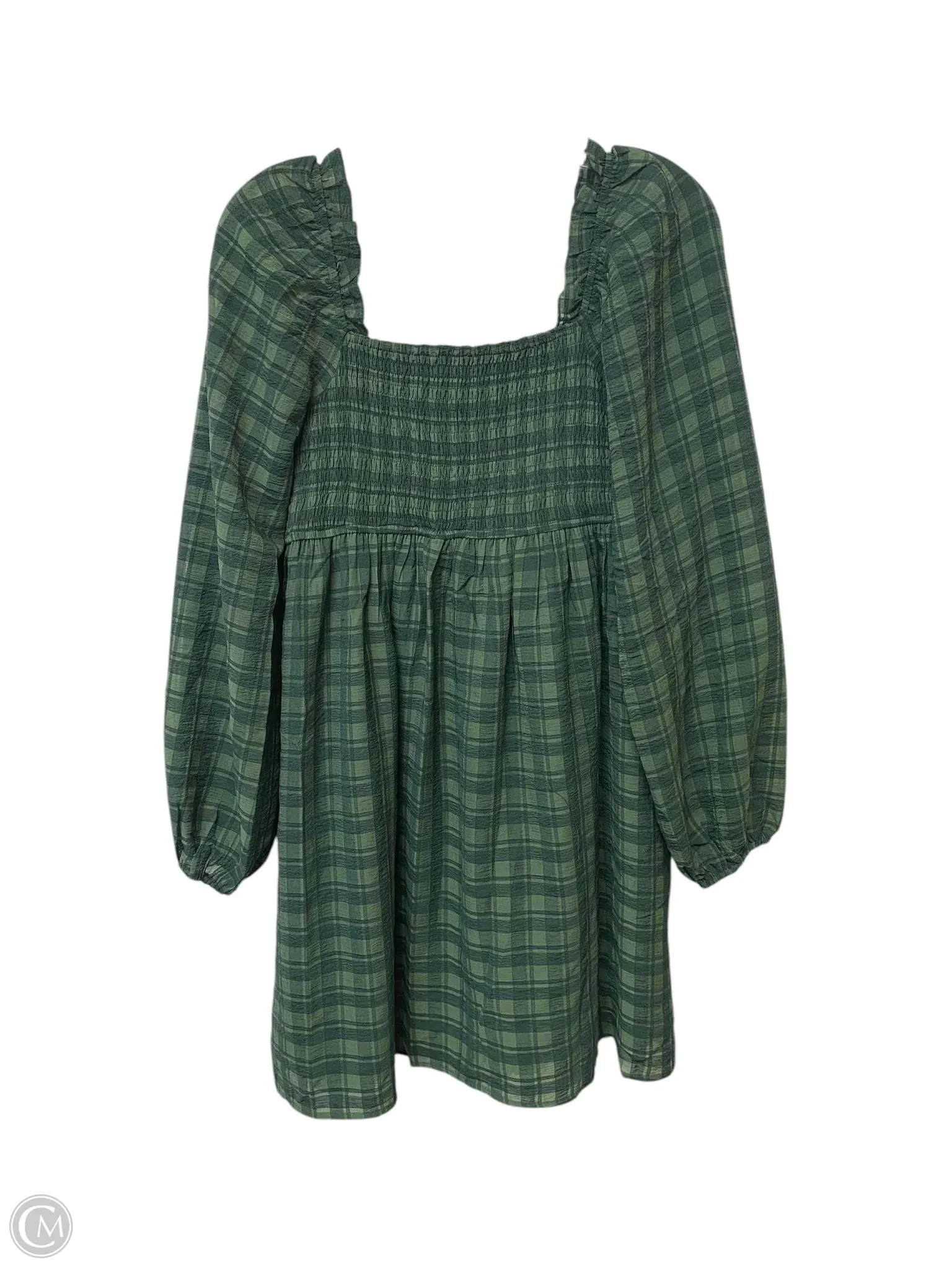 Dress Casual Short By Clothes Mentor In Plaid Pattern, Size: M