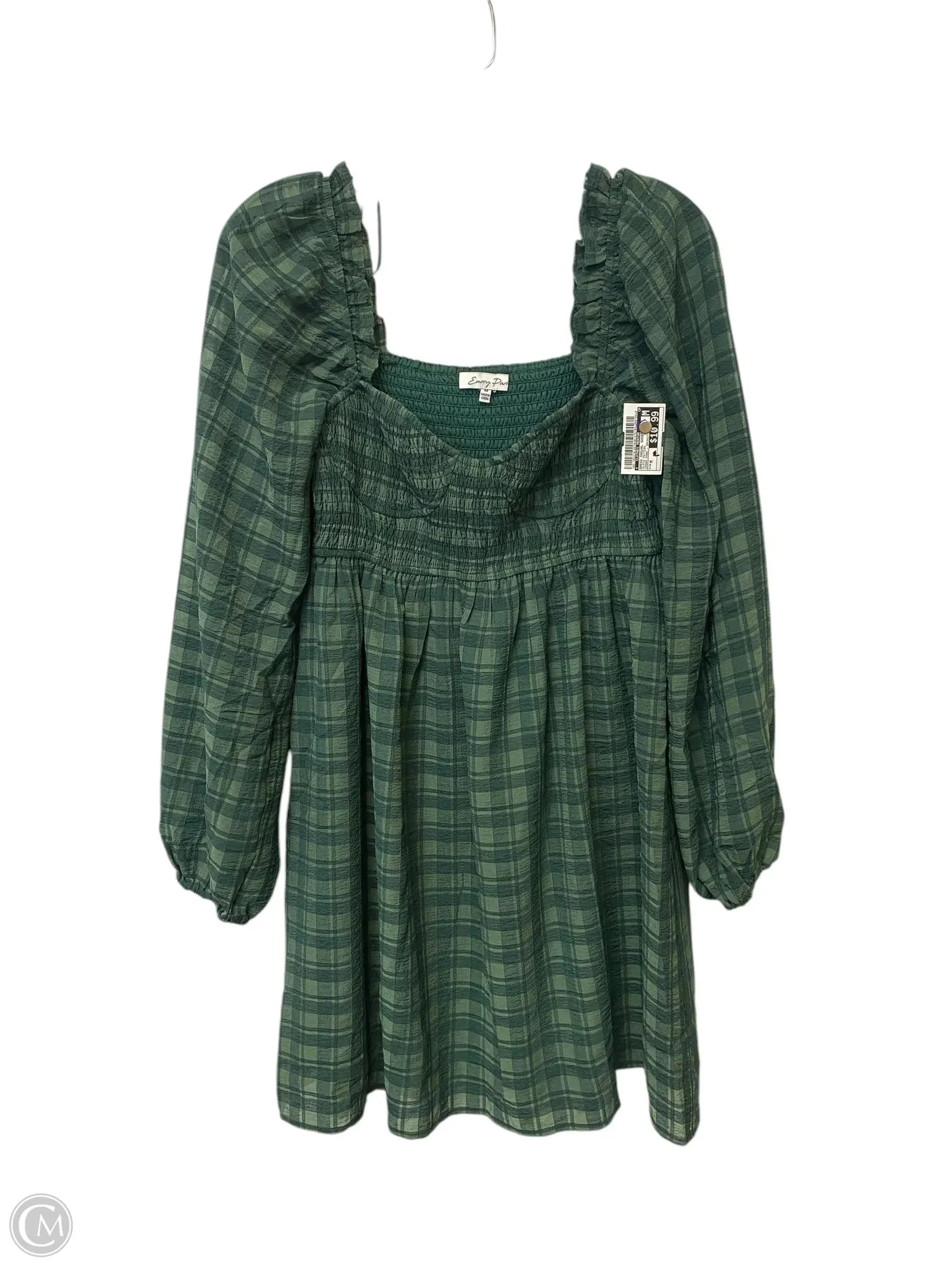 Dress Casual Short By Clothes Mentor In Plaid Pattern, Size: M
