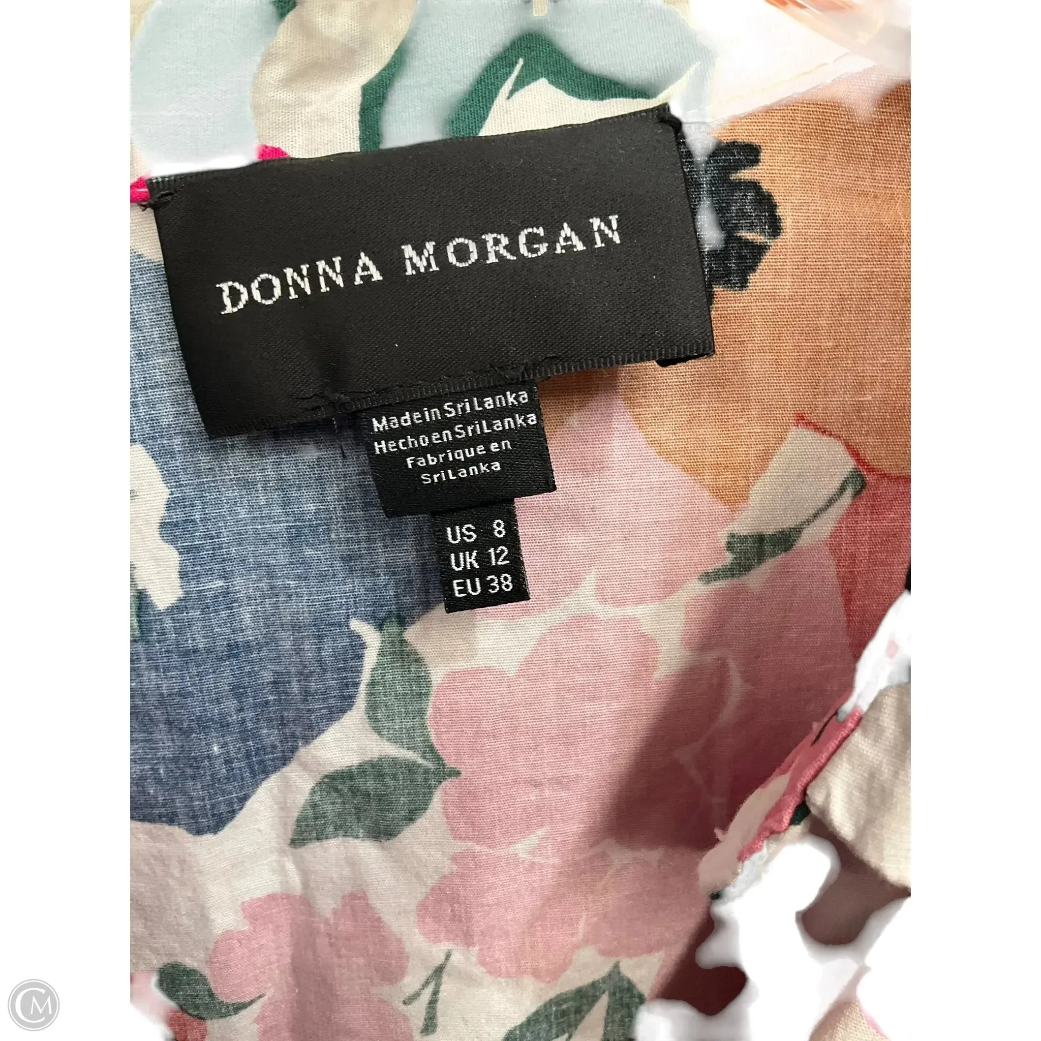 Dress Casual Short By Donna Morgan In Floral Print, Size: 8
