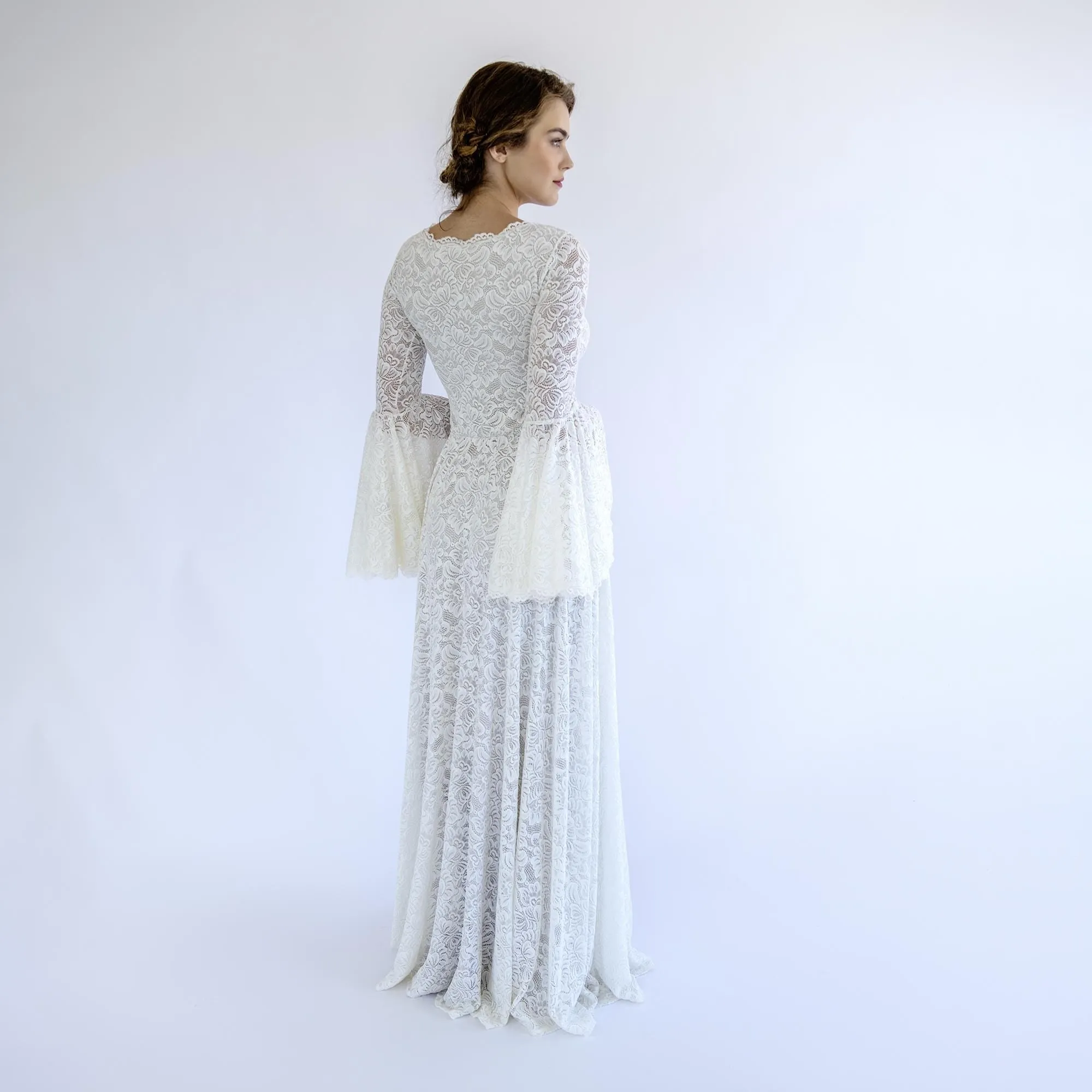 Dress with Bell Sleeves #1494