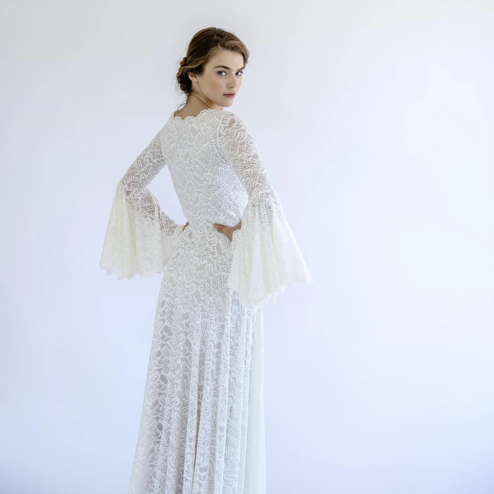 Dress with Bell Sleeves #1494