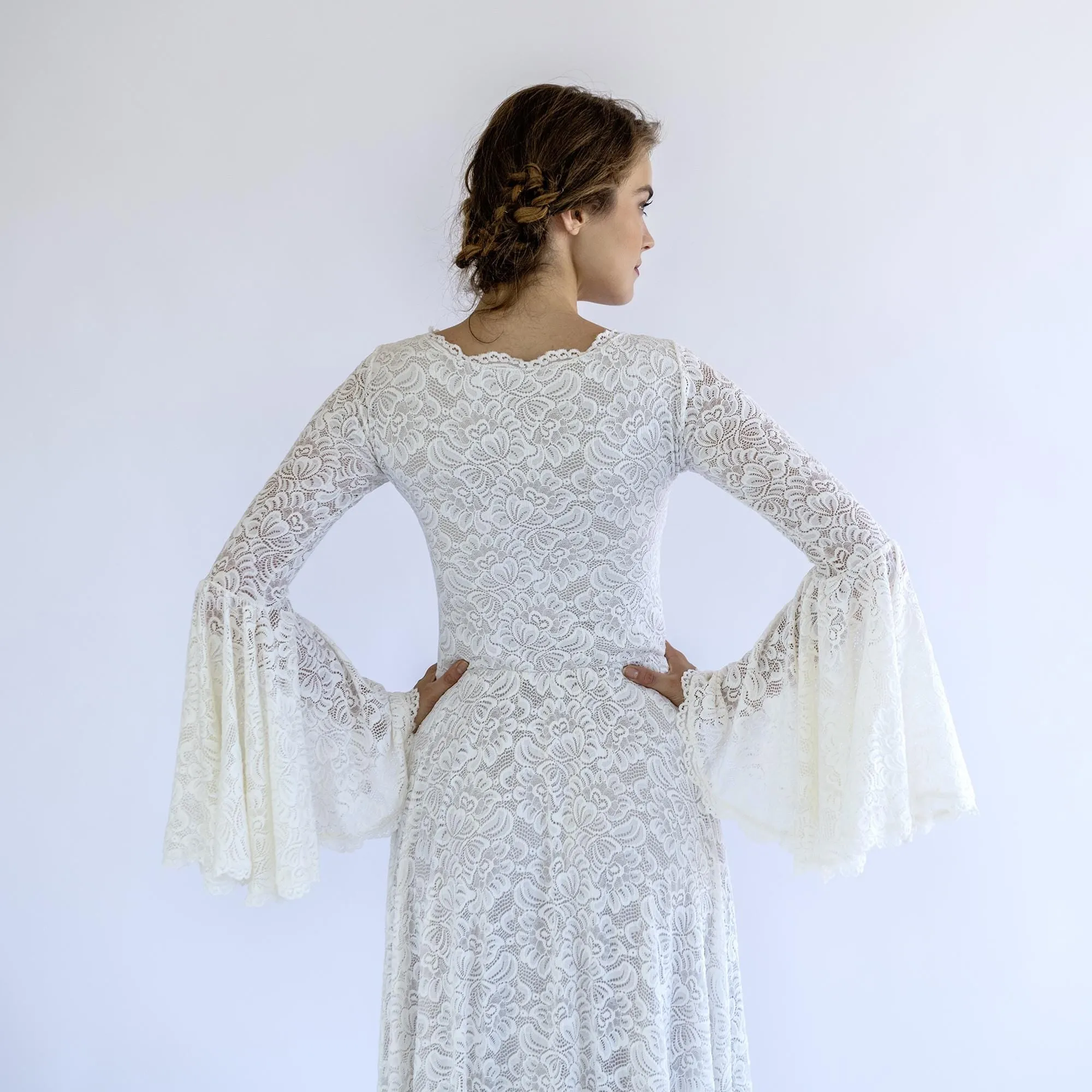 Dress with Bell Sleeves #1494