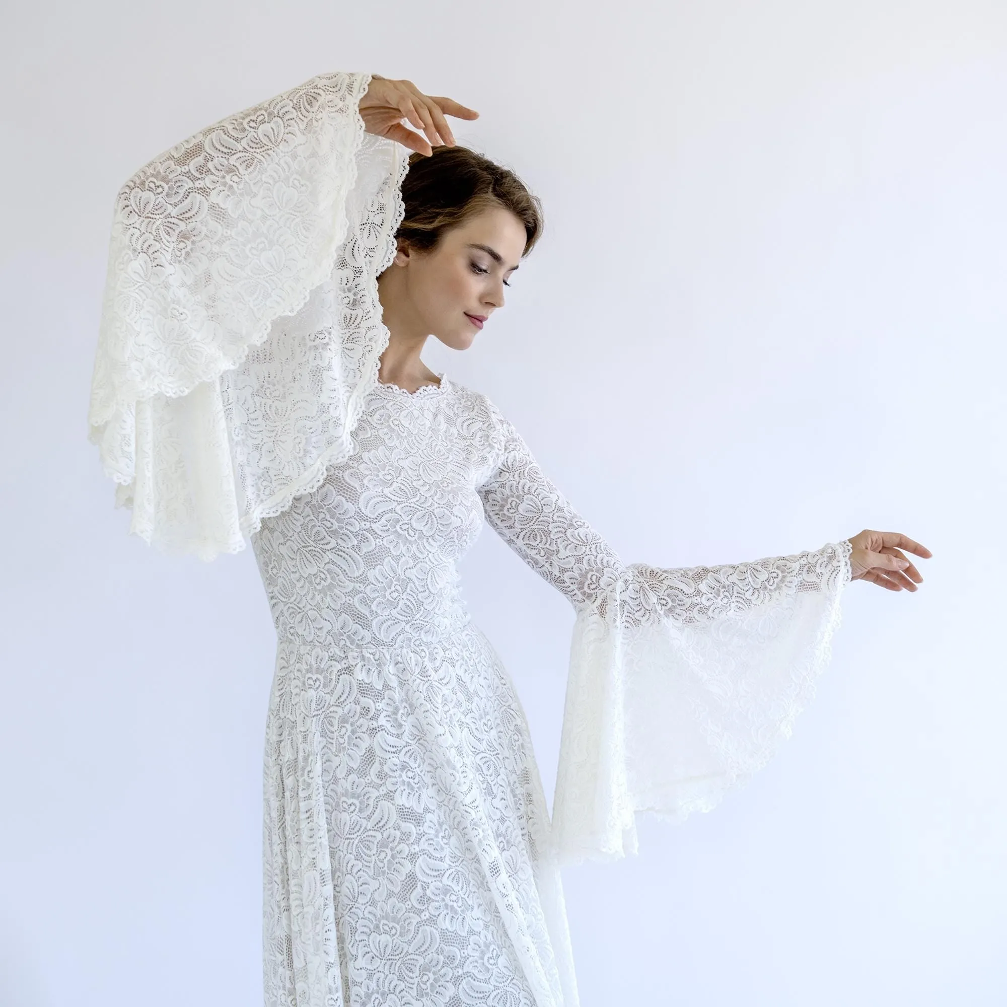 Dress with Bell Sleeves #1494
