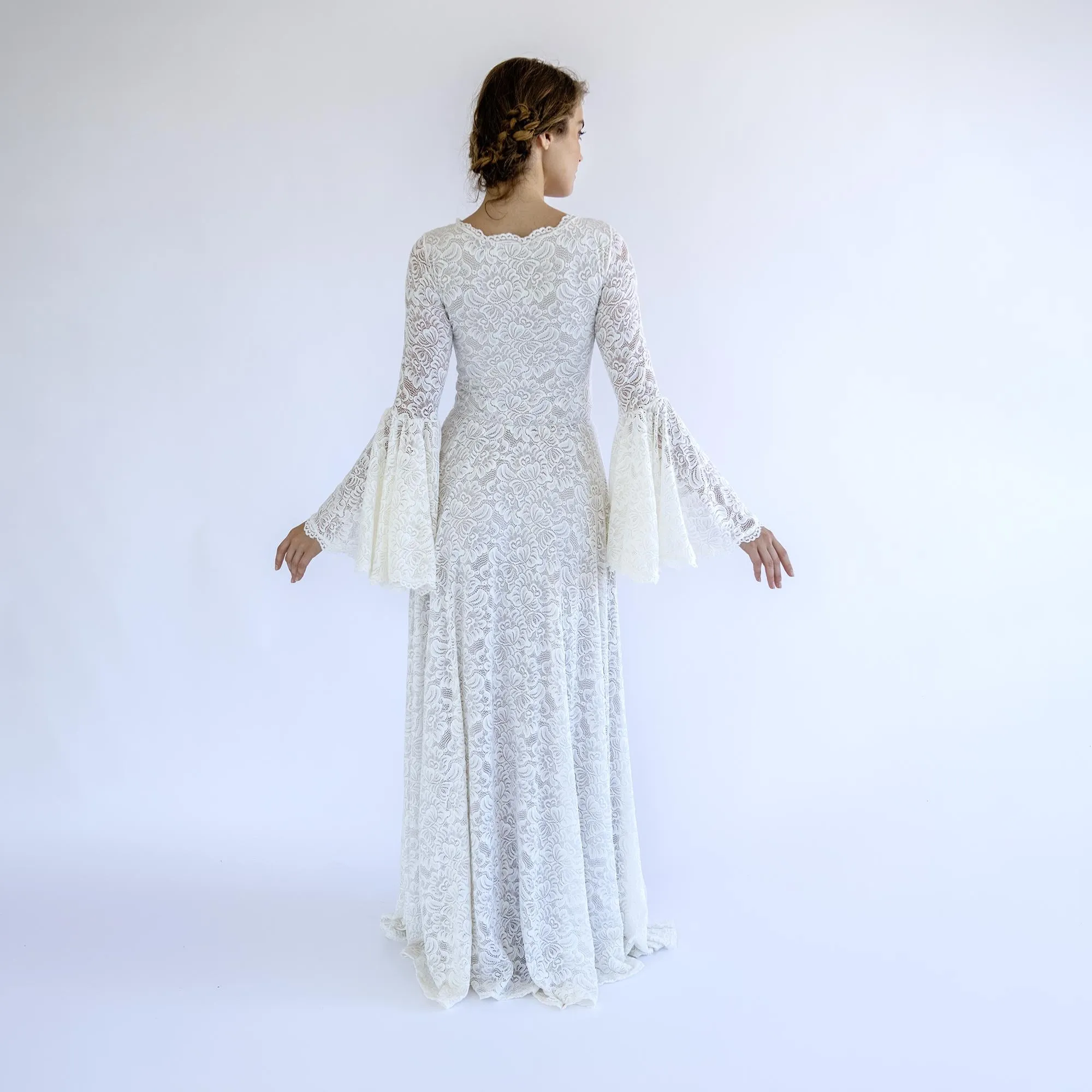 Dress with Bell Sleeves #1494