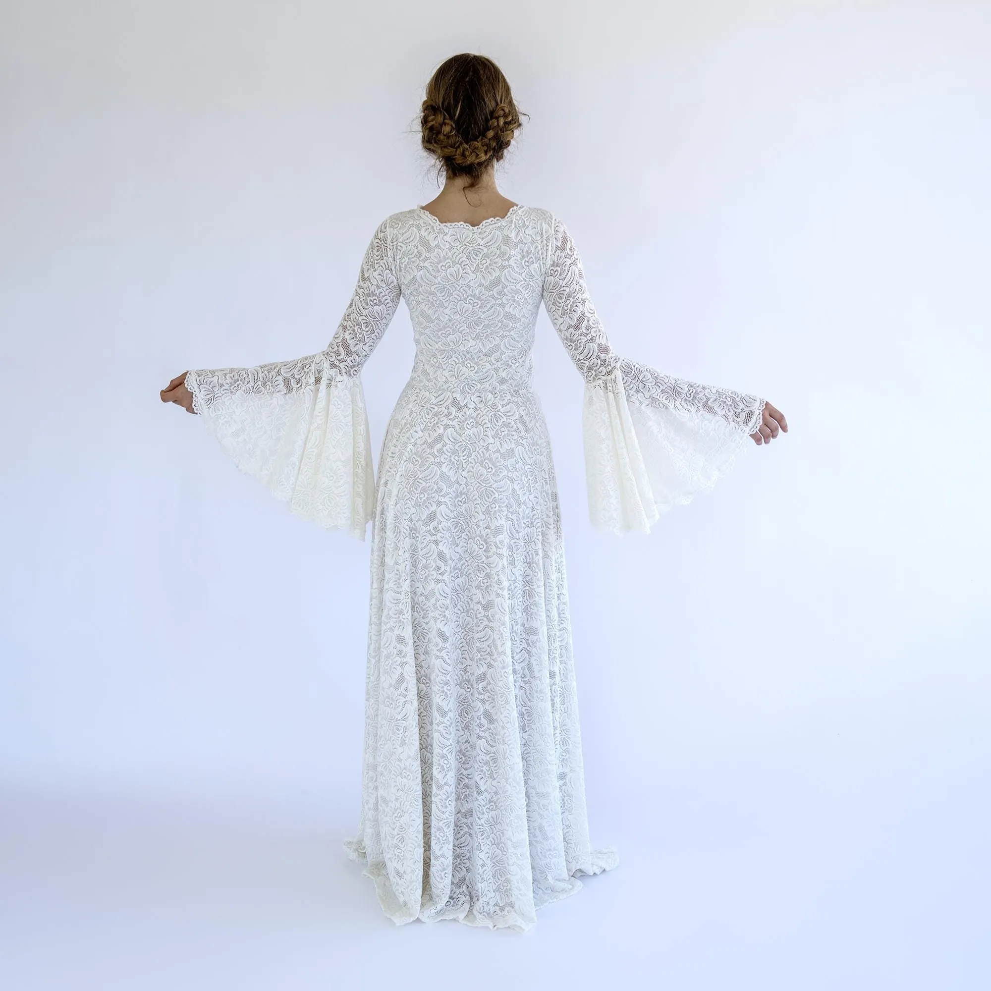 Dress with Bell Sleeves #1494